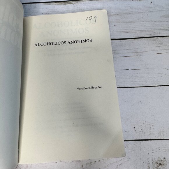 Alcohólicos Anónimos AA Big Book 1990 3rd Ed Spanish Alcoholics Anonymous Vtg - Picture 4 of 6